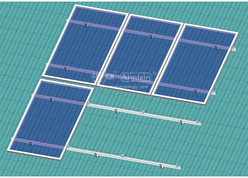 Estructuras de montaje solar de techo de tejas