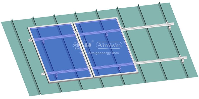 Soportes de montaje de clip solar para techo con junta alzada