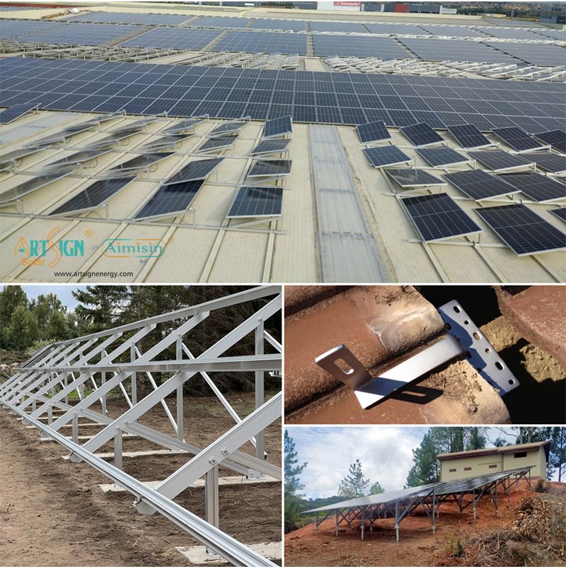 soportes de montaje solares