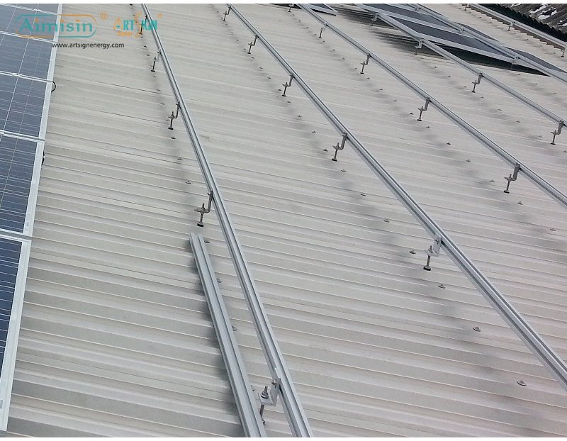 soportes de montaje solar para techo