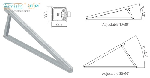 ART SIGN Kit triángulo ajustable