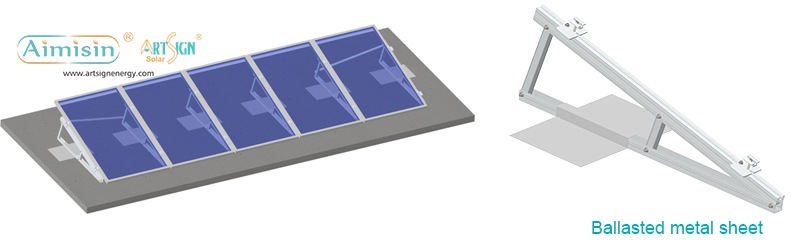 ballasted pv mounting system