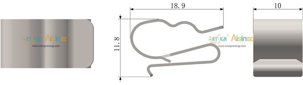 ART SIGN solar cable clips AS-CL-02