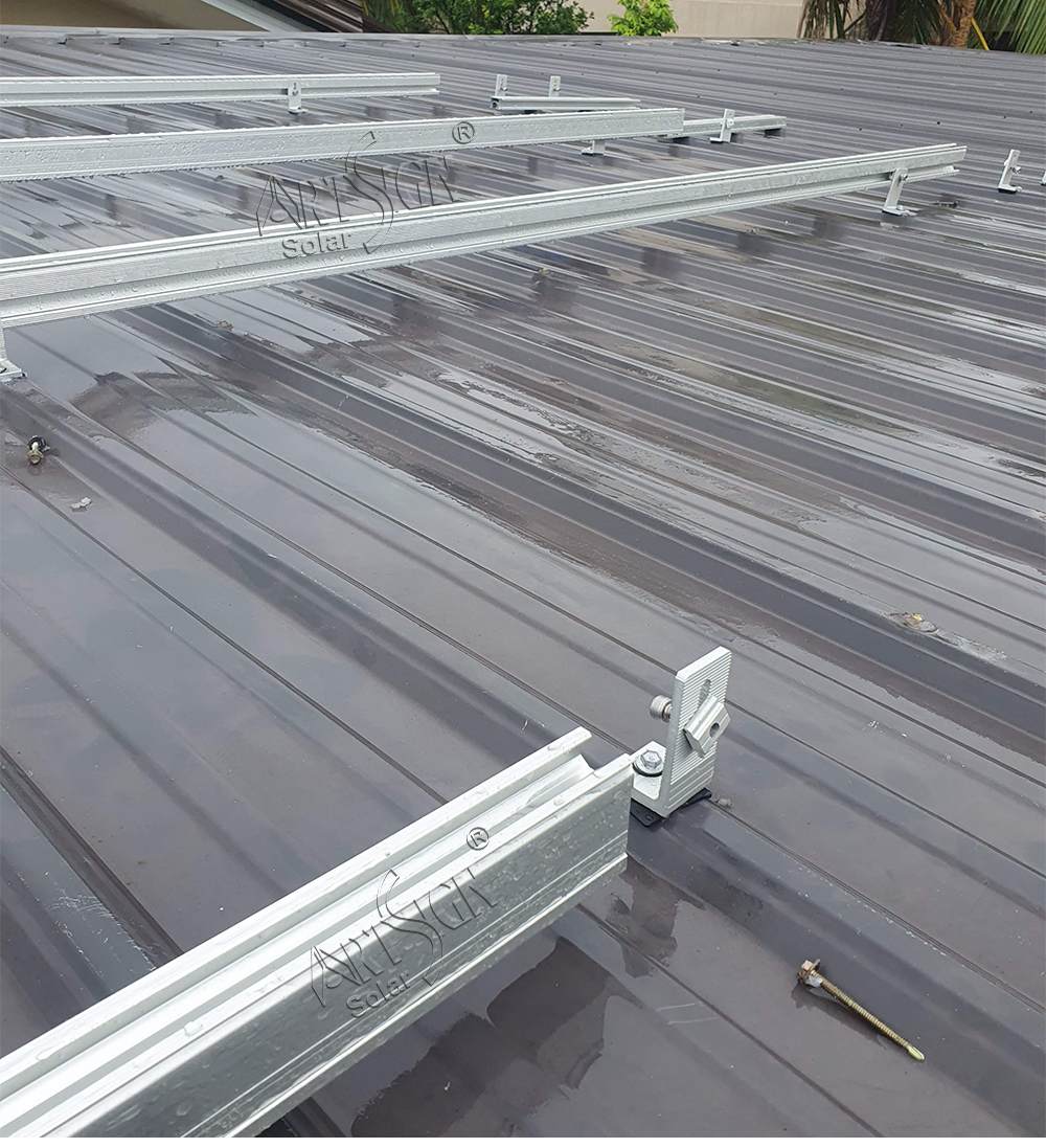 ART SIGN Solar L-sharped L foot aluminum roof solar mounting systems