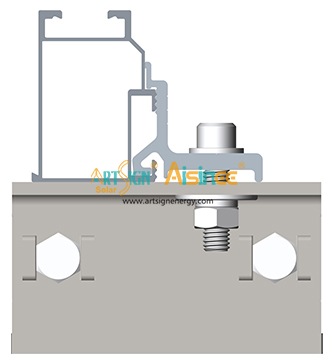 ART SIGN solar standing seam roof CR profile