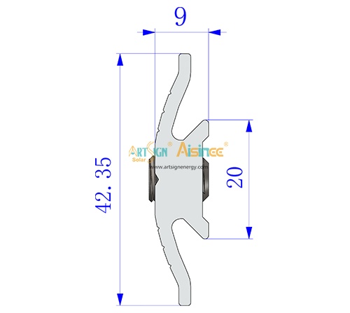 ART SIGN PV rail splice kit AS-RS-09