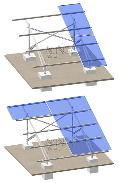  ZAM Steel Ground Mounting System
