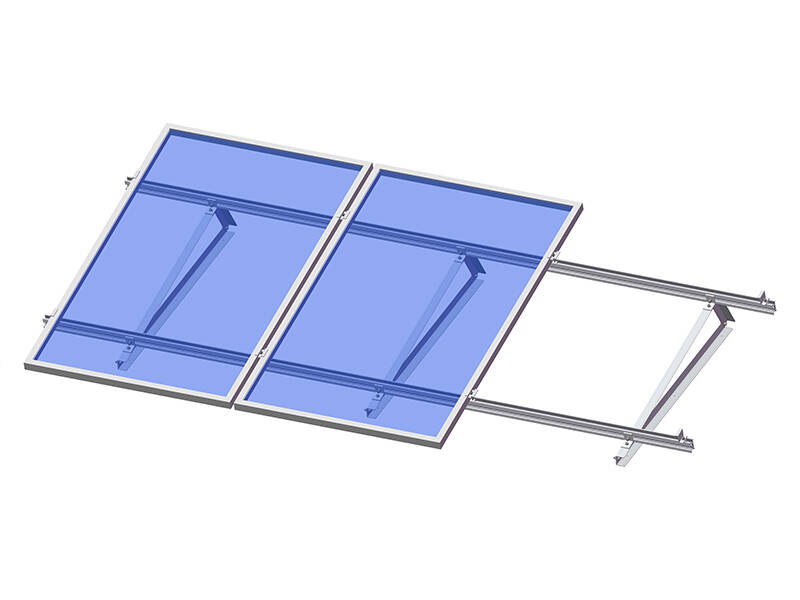 Solar soportes para tejado plano - barra de Ángulo del triángulo kit 