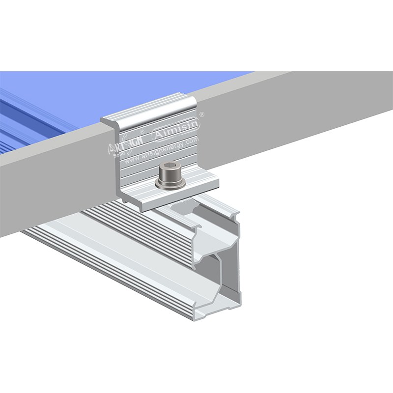 Sistema de montaje de panel solar en techo plano - altura libre elevada del kit de inclinación ajustable 