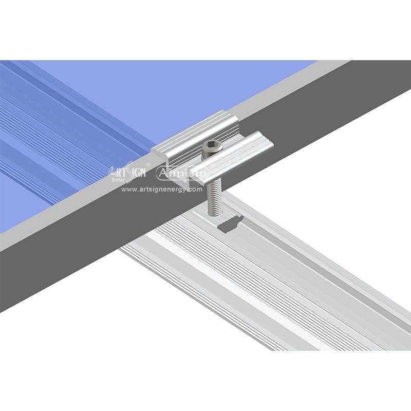 Sistema de montaje de panel solar en techo plano - altura libre elevada del kit de inclinación ajustable 