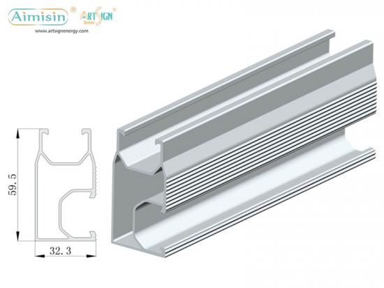 solar aluminium rail mounting