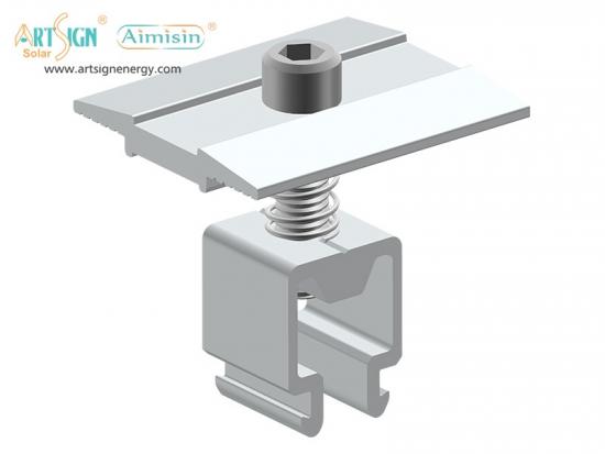 mid clamps for solar panel mounting