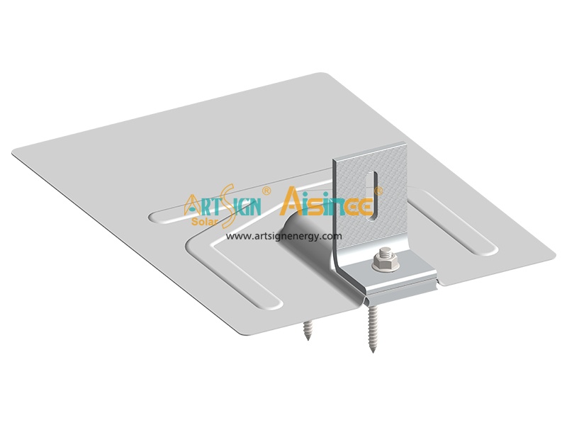 Soporte de aluminio con patas en L para sistema de montaje solar en techo, recién lanzado | Artsign