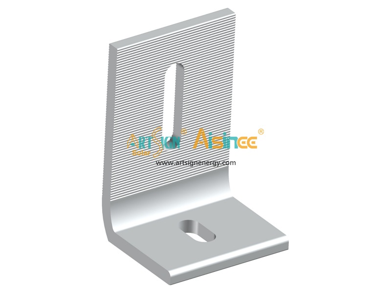 Soporte de aluminio con patas en L para sistema de montaje solar en techo, recién lanzado | Artsign