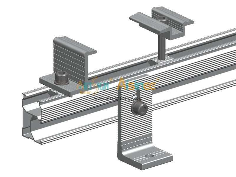 Rieles de montaje para paneles solares Riel D 03#