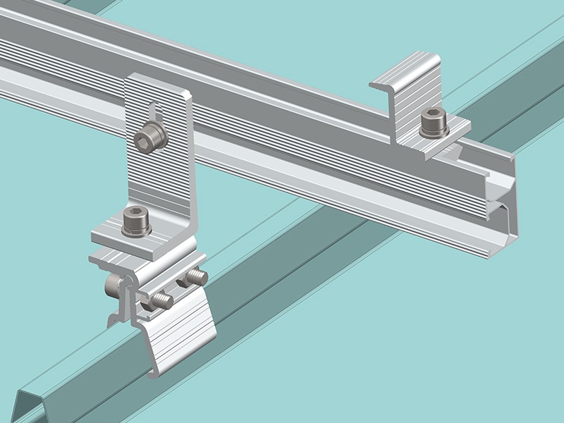 XRS-01# Conector de rieles de montaje solar