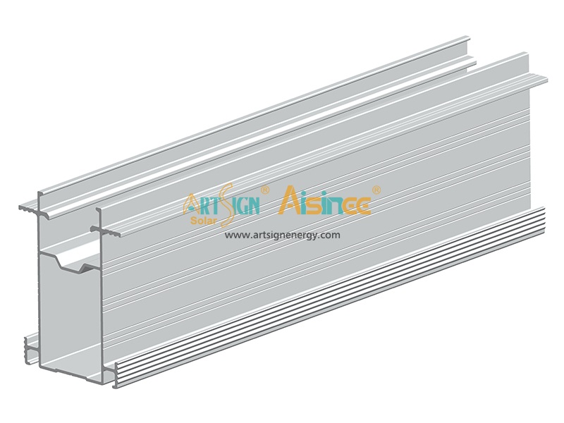 Perfil de montaje de rieles para paneles solares fotovoltaicos rieles TR65 1#