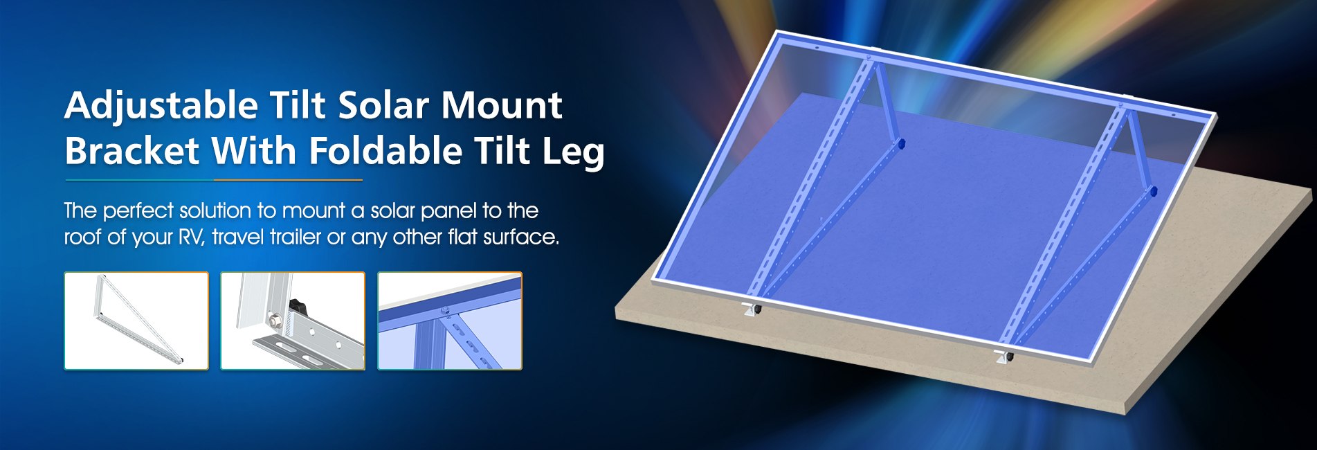 Triangle solar aluminum mounting structures
