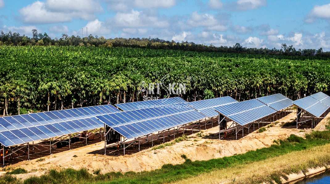Sistema de montaje en tierra de aluminio de panel solar con Australia Sure-Fooking Fundación. 