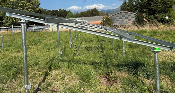 Sistema solar terrestre de 625kW de ArtSign en Nagano, Japón: aplicación de montaje solar de acero ZM