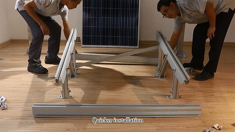 Instalación de montaje en tierra solar