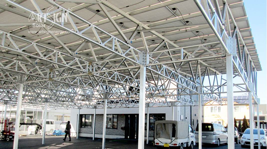 Estacionamiento solar estructura de montaje