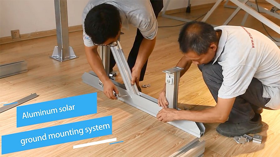 Art Sign Venta caliente Estructura de montaje en tierra solar de aluminio