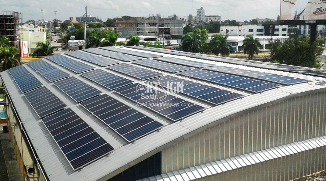 Sistema de montaje del panel solar del techo de estaño